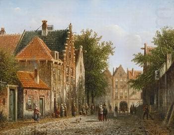 unknow artist European city landscape, street landsacpe, construction, frontstore, building and architecture.039 china oil painting image
